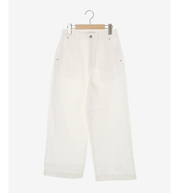 「《軽めな素材で夏も快適》ライトオンスデニムワイドパンツ」|デニム|