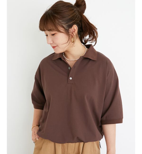  「《手洗い可能》ドロストカノコポロ」|ポロシャツ|