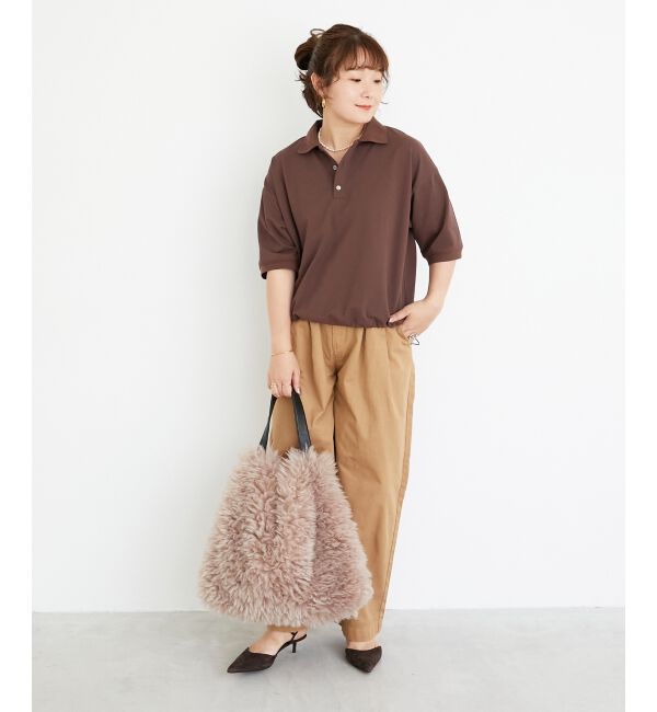  「《手洗い可能》ドロストカノコポロ」|ポロシャツ|