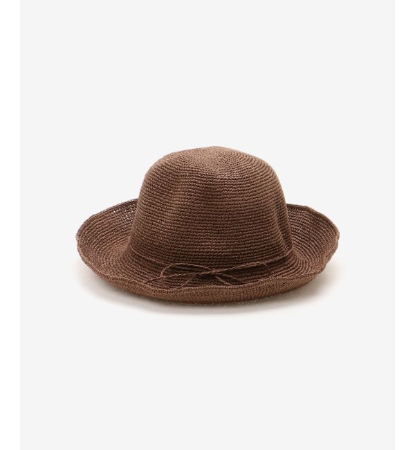  「細ペーパーコマ編みハット」|ハット|