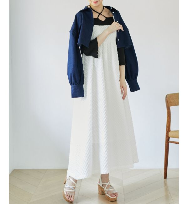 MAJESTICLEGON「バックオープンキャミワンピース」|ワンピース|