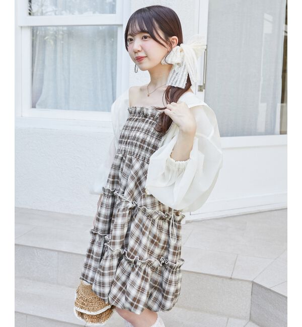  「シアーフードブルゾン」|シャツ・ブラウス|