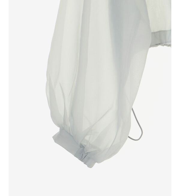  「シアーフードブルゾン」|シャツ・ブラウス|