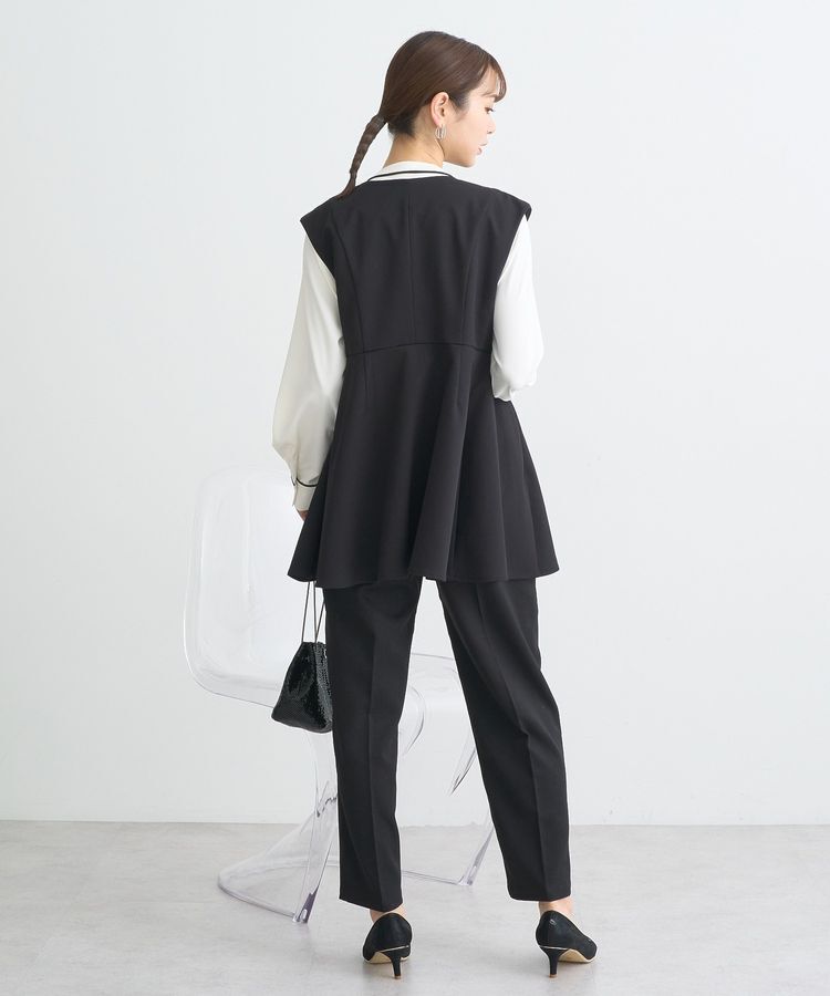 earth music&ecology「ペプラムジップジレ」|ベスト・ジレ|