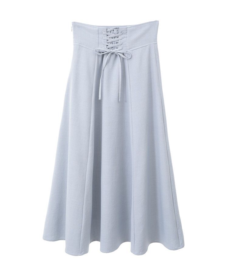 earth music&ecology「バックレースアップスカート」|フレア|