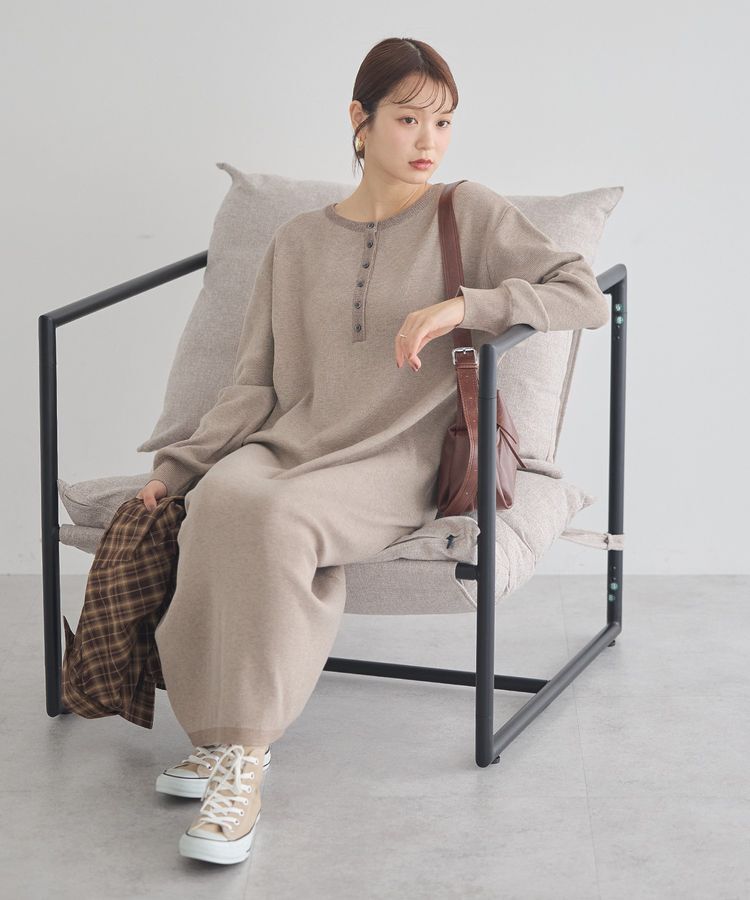 earth music&ecology「ソウバリヘンリーニットワンピース」|ワンピース|