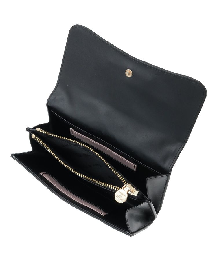 Maison de FLEUR「リボンキルティングロングウォレット」|財布|