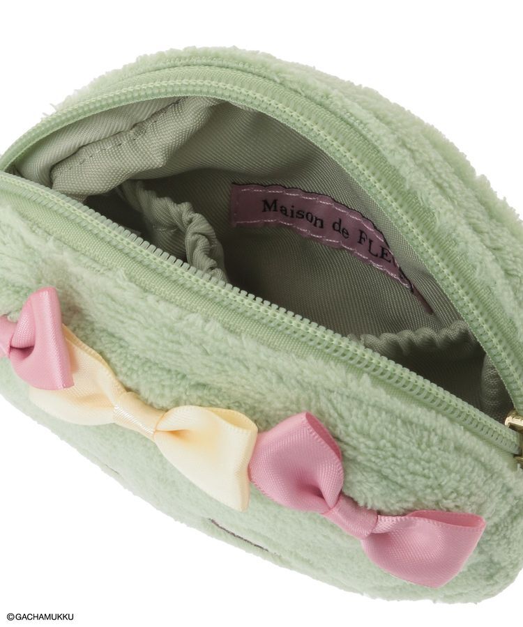 Maison de FLEUR「ガチャピン フェイスポーチ」|ポーチ|