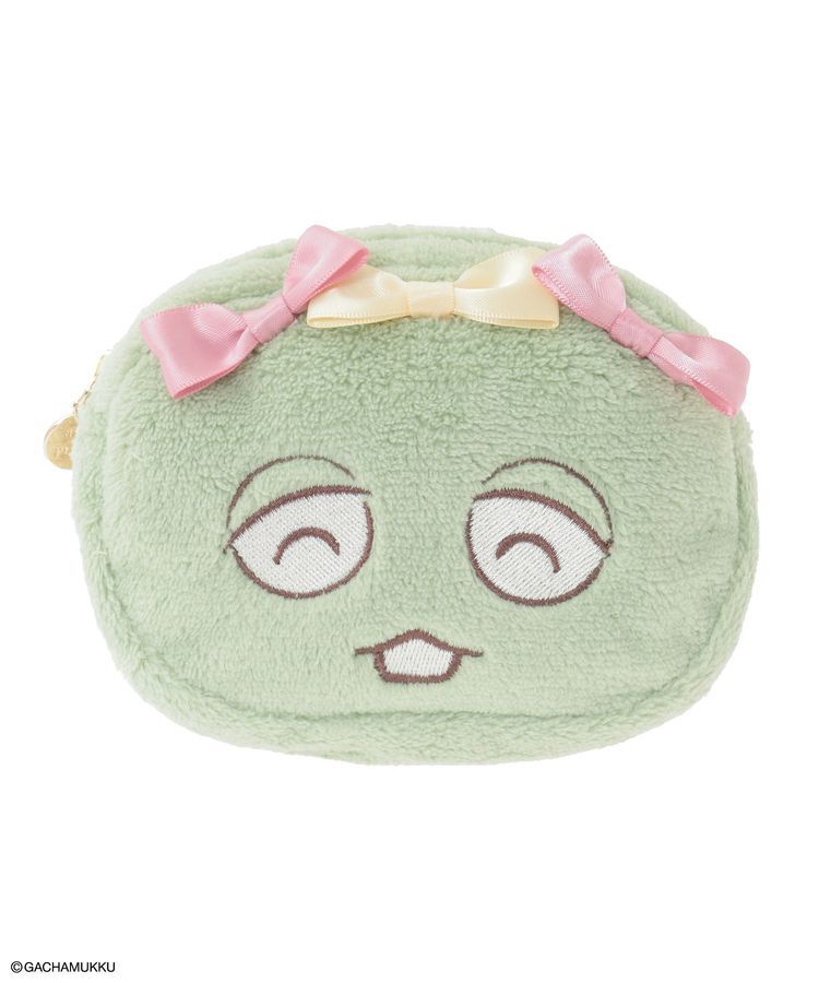 Maison de FLEUR「ガチャピン フェイスポーチ」|ポーチ|