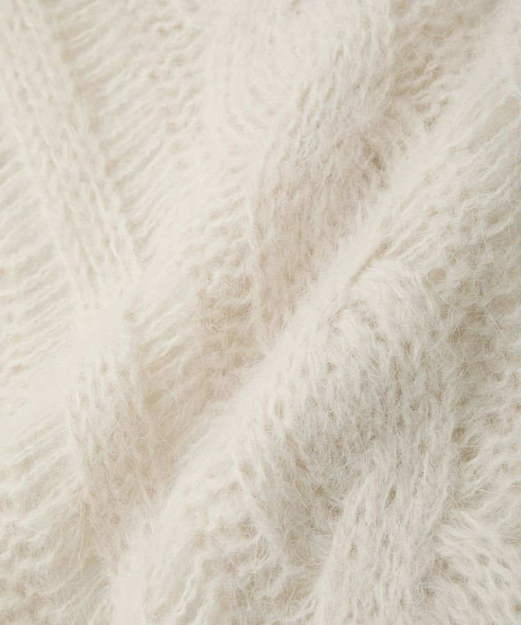 AMERICAN HOLIC「透かしケーブルニットプルオーバー」|ニット・セーター|