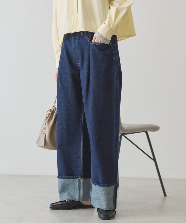 AMERICAN HOLIC「ロールアップデニムパンツ」|デニム|