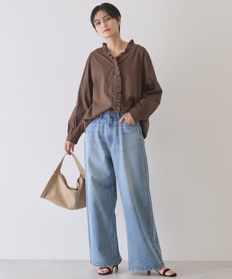 AMERICAN HOLIC「ワイドデニムパンツ」|デニム|