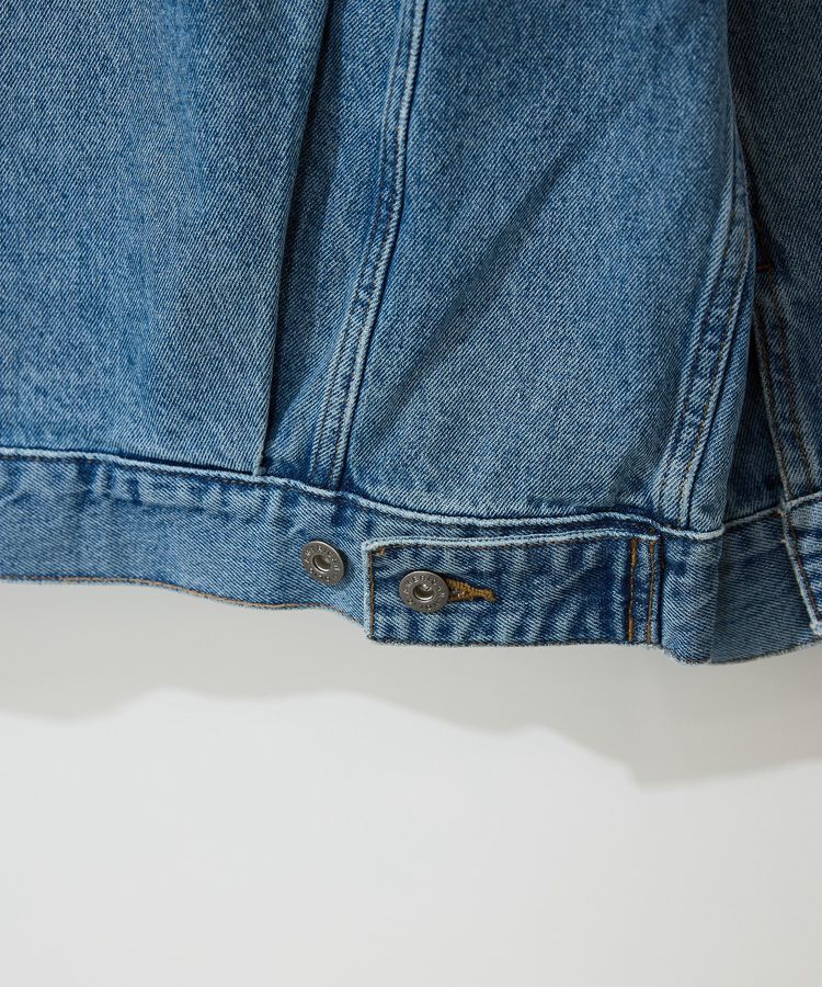AMERICAN HOLIC「ロング丈デニムジャケット」|テーラードジャケット|