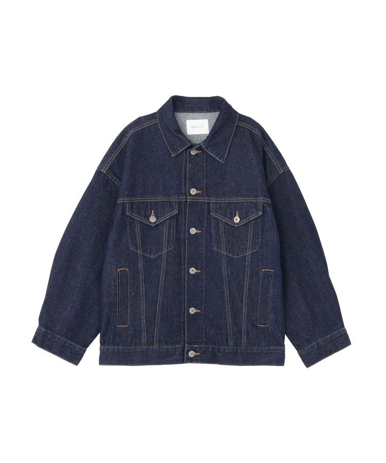 AMERICAN HOLIC「ロング丈デニムジャケット」|テーラードジャケット|
