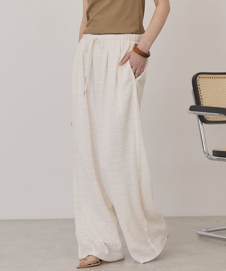 AMERICAN HOLIC「サイドメローレースパンツ」|その他|Ivory