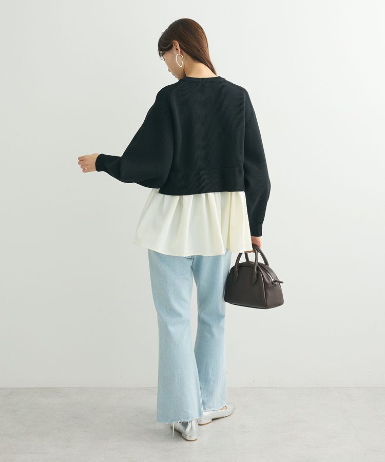 Green Parks「・ELENCARE DUE スソレイヤーニットカーディガン」|カーディガン|