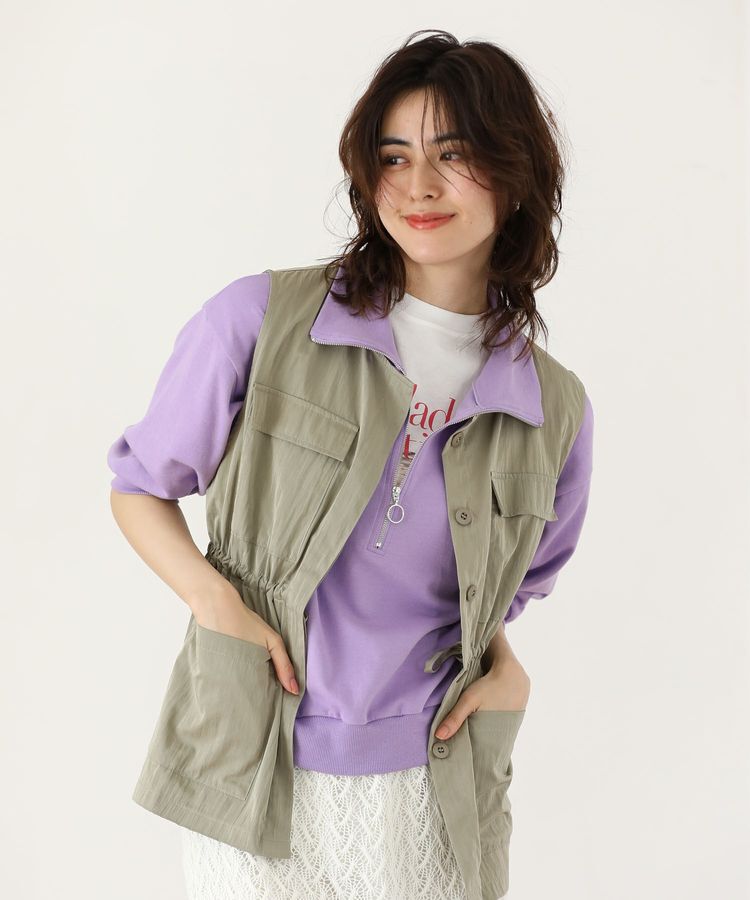 Green Parks「ミリタリーベスト」|ベスト・ジレ|