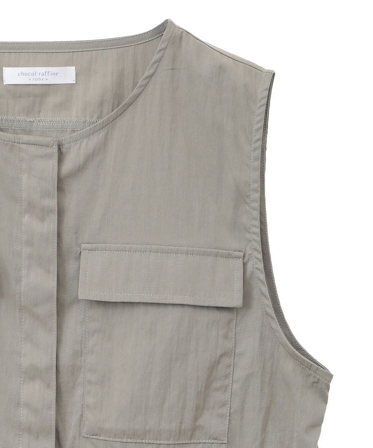 Green Parks「ミリタリーベスト」|ベスト・ジレ|