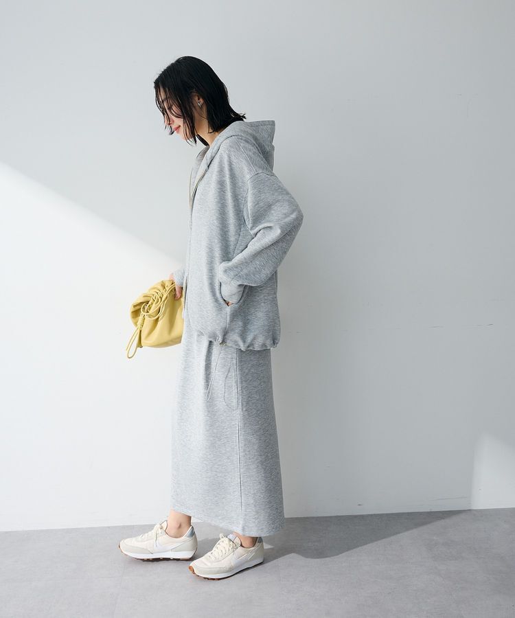 Green Parks「【OTONAパーカー】ダブルZIP裾ドロストパーカー」|スウェット・ジャージ|