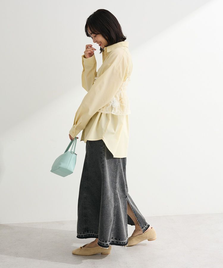 Green Parks「SET2点シャツ+レースビスチェ」|シャツ・ブラウス|