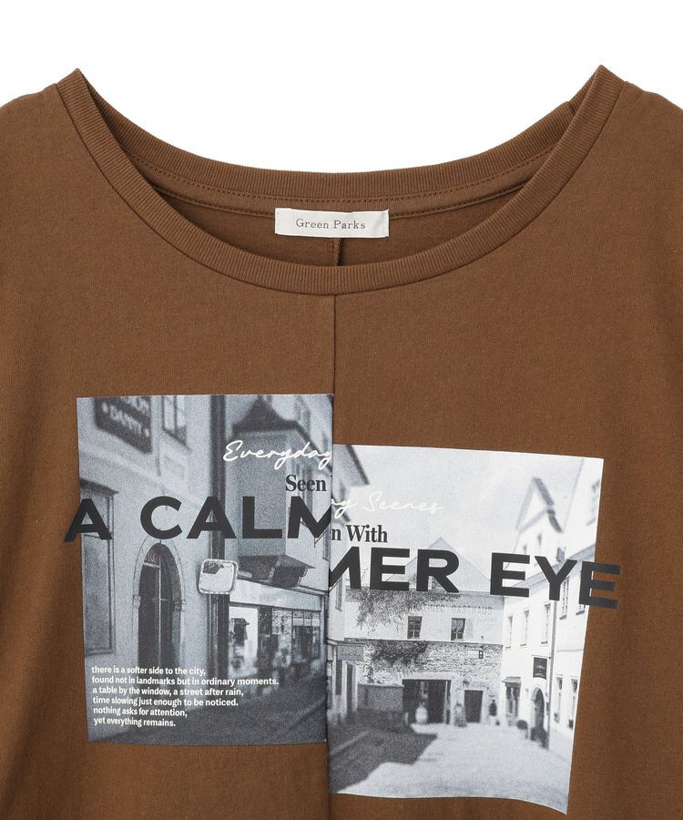 Green Parks「アソート柄ドッキングプルオーバー」|Tシャツ・カットソー|