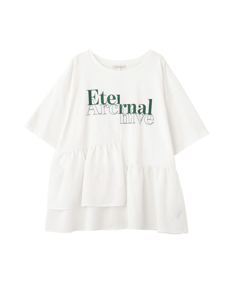 Green Parks「アソート柄ドッキングプルオーバー」|Tシャツ・カットソー|