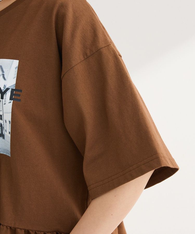 Green Parks「アソート柄ドッキングプルオーバー」|Tシャツ・カットソー|