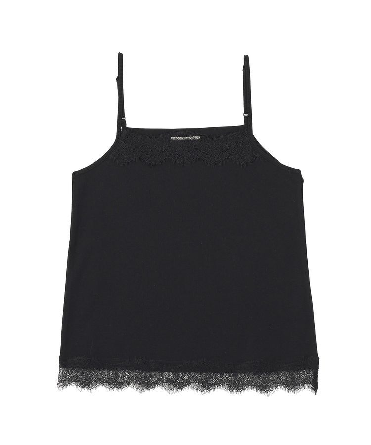 Green Parks「ヒゲレーススクエアキャミソール」|キャミソール|