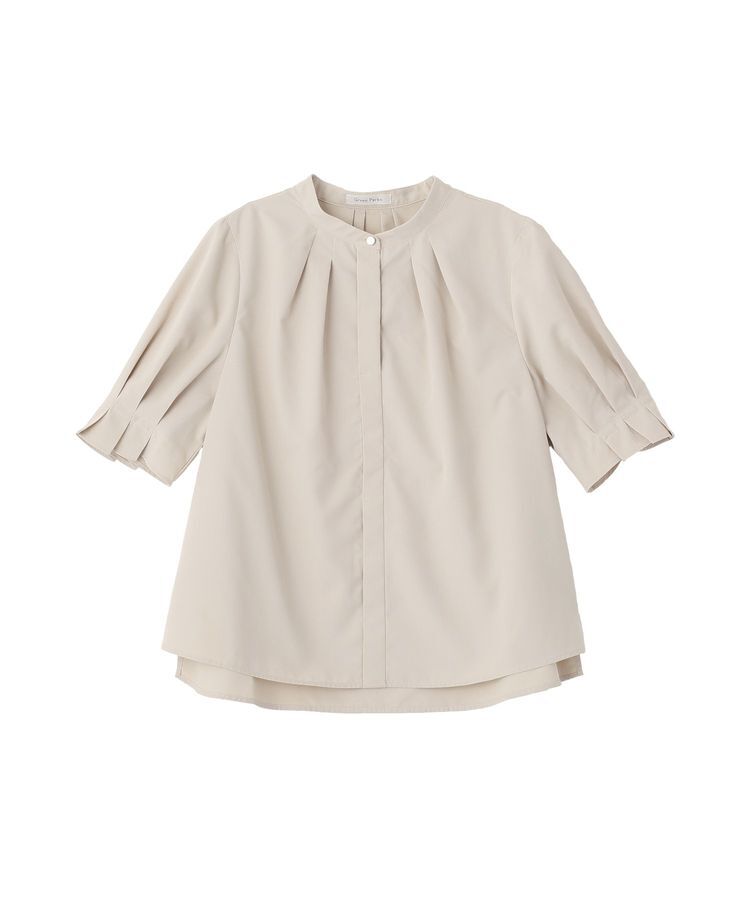 Green Parks「タックショートスリーブブラウス」|シャツ・ブラウス|