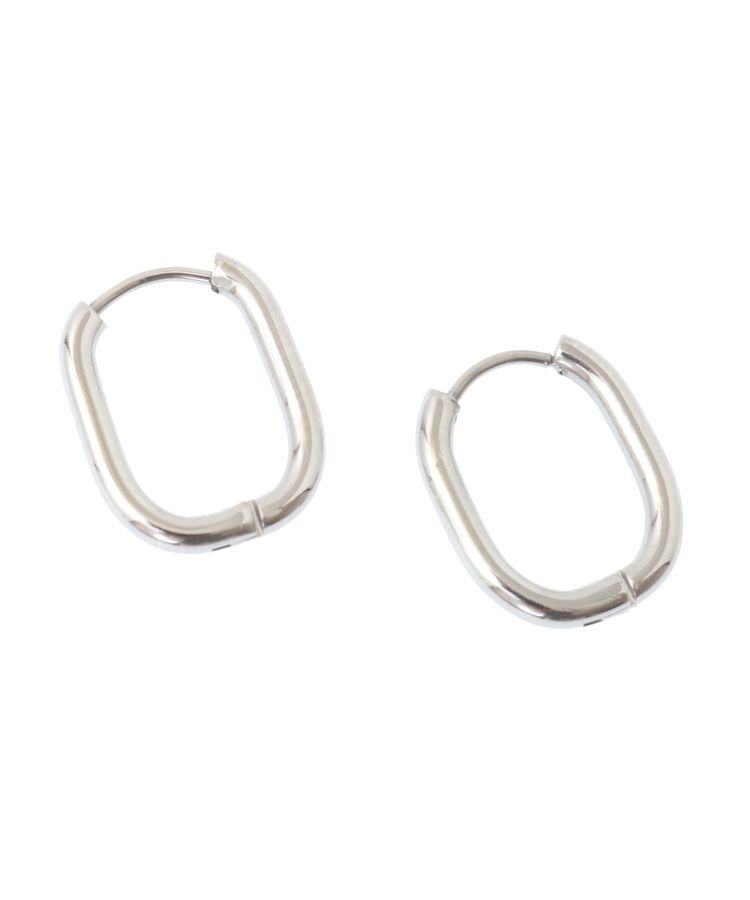 YECCA VECCA「ステンレスワンタッチフープピアス」|ピアス|