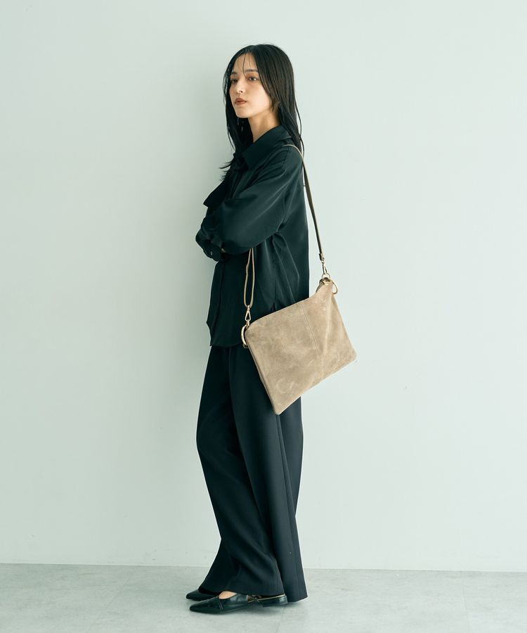 YECCA VECCA「【AULENTTI】スエードショルダーバッグ」|ショルダー・メッセンジャー|