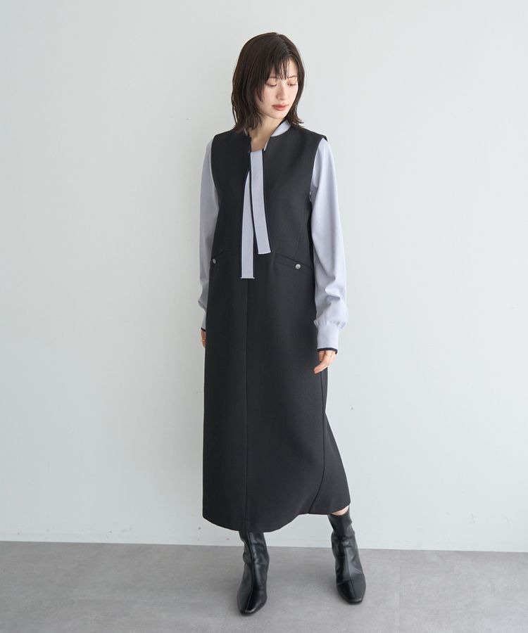 YECCA VECCA「配色ボウタイニット」|ニット・セーター|