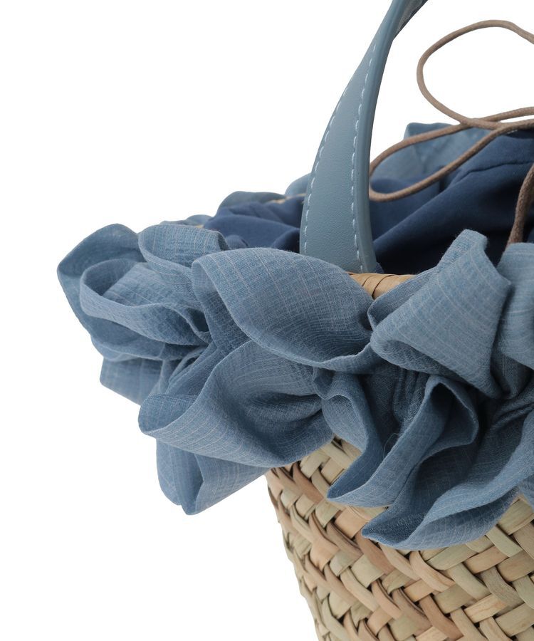 YECCA VECCA「【cache cache】フリルカゴバッグ」|ハンドバッグ|