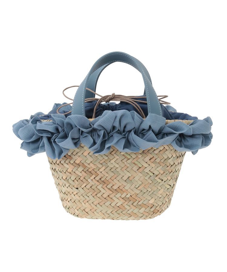 YECCA VECCA「【cache cache】フリルカゴバッグ」|ハンドバッグ|