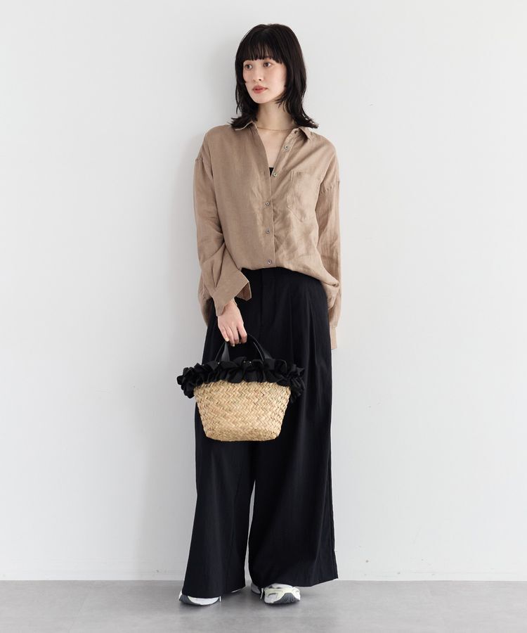 YECCA VECCA「【cache cache】フリルカゴバッグ」|ハンドバッグ|