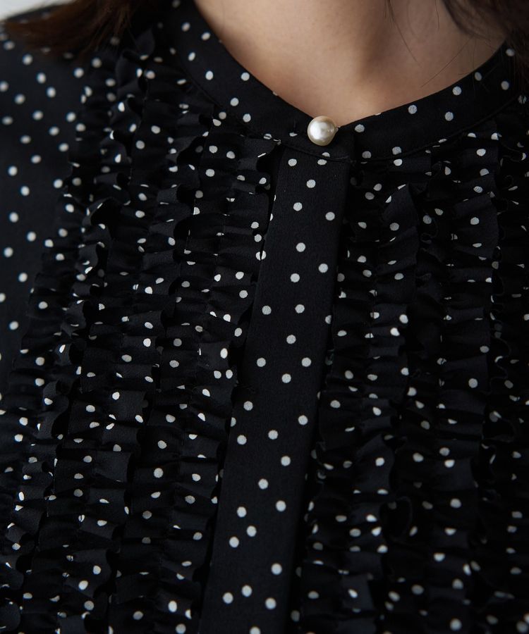 YECCA VECCA「フリルデザインブラウス」|シャツ・ブラウス|