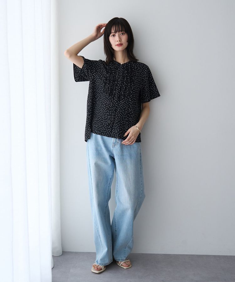 YECCA VECCA「フリルデザインブラウス」|シャツ・ブラウス|