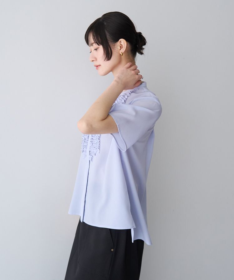 YECCA VECCA「フリルデザインブラウス」|シャツ・ブラウス|