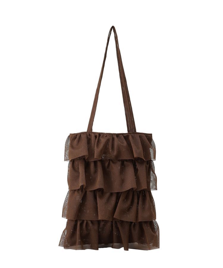 YECCA VECCA「【CASSELINI】メッシュフリルトート」|トートバッグ|