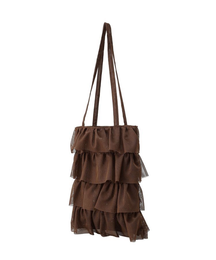 YECCA VECCA「【CASSELINI】メッシュフリルトート」|トートバッグ|