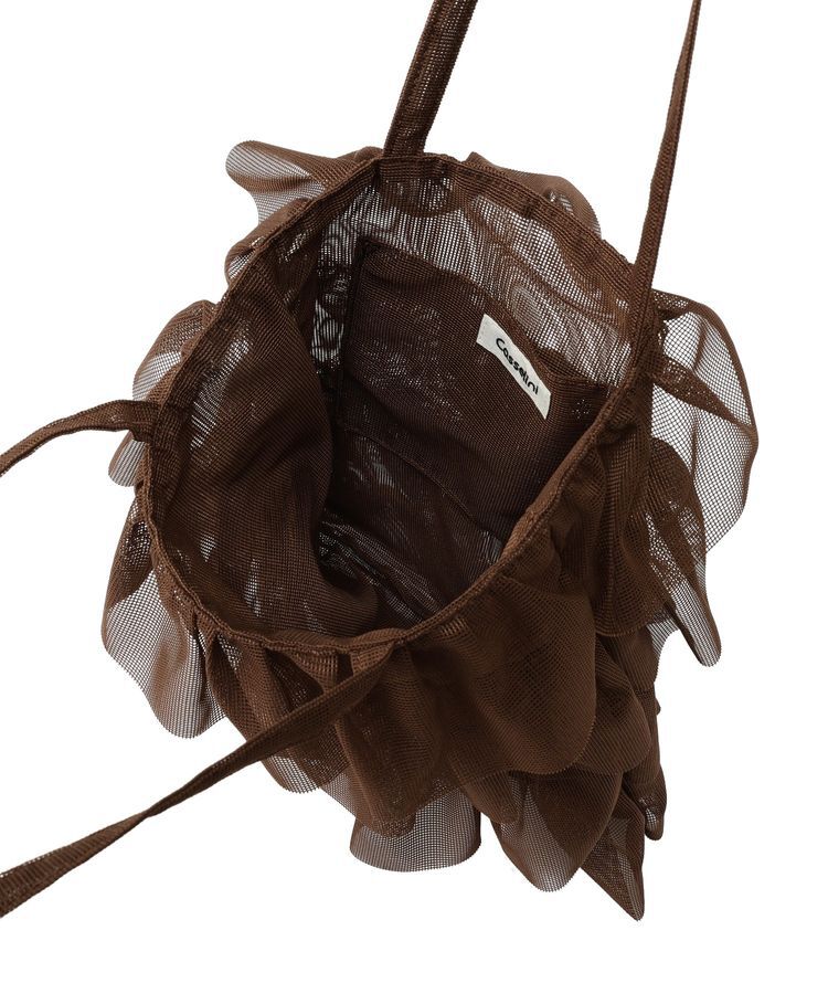 YECCA VECCA「【CASSELINI】メッシュフリルトート」|トートバッグ|