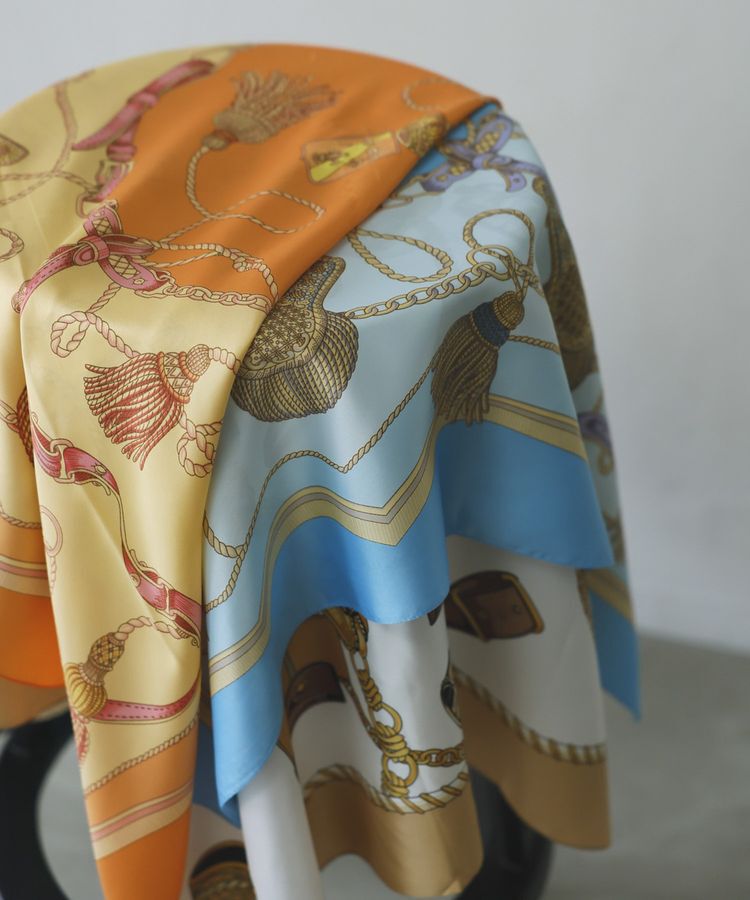 GARAGE OF GOOD CLOTHING「大判 チェーン柄スカーフ」|バンダナ・スカーフ|