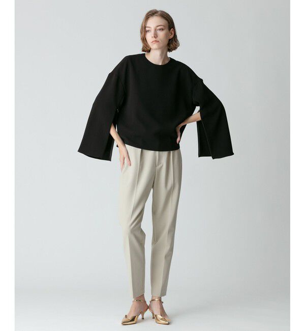 allureville「ダブルクロステーパードタックパンツ」|その他|