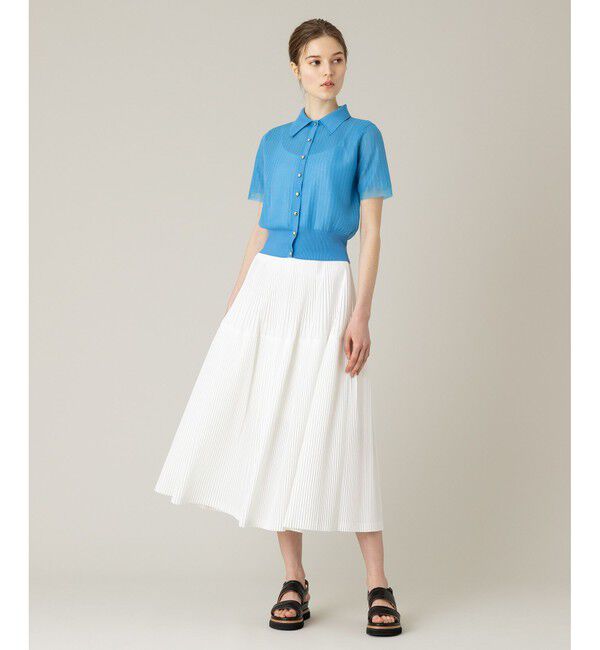 LOULOU WILLOUGHBY「【LOULOU WILLOUGHBY】キリカエプリーツスカート」|スカート|