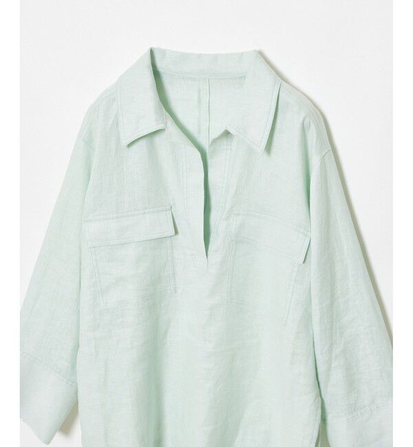 allureville「リネンプルオーバーシャツ」|シャツ・ブラウス|