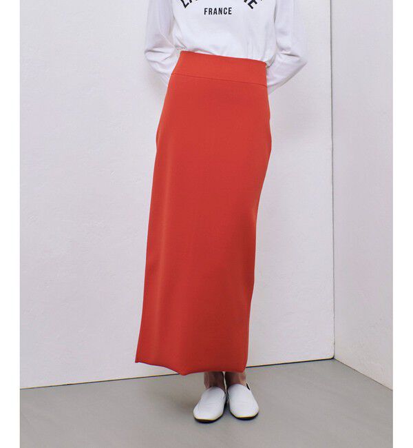 allureville「センタージップ2WAYニットスカート」|タイト|