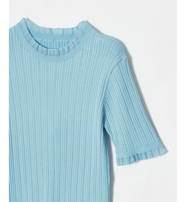 LOULOU WILLOUGHBY「【LOULOU WILLOUGHBY】ハーフチューブラーリブニット」|ニット・セーター|