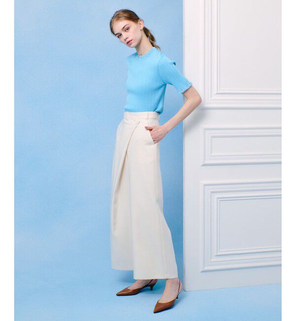 LOULOU WILLOUGHBY「【LOULOU WILLOUGHBY】ハーフチューブラーリブニット」|ニット・セーター|