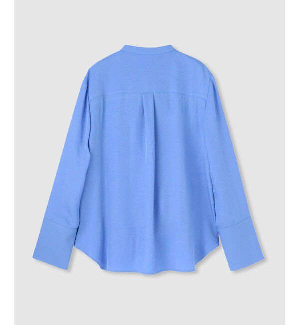 allureville「ブライトツイルアシメボウブラウス」|シャツ・ブラウス|