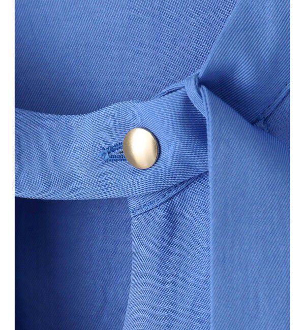 allureville「ブライトツイルアシメボウブラウス」|シャツ・ブラウス|